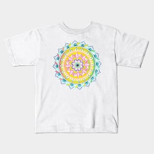 Soft Color Mandala Kids T-Shirt